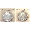 Image 1 : Silver $1 1939 Standard & Dbl HP ICCS MS64. 2pcs.