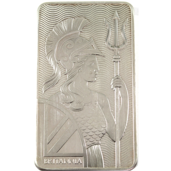 10oz Royal Mint Britannia .999 Fine Silver Bar (Tax Exempt)