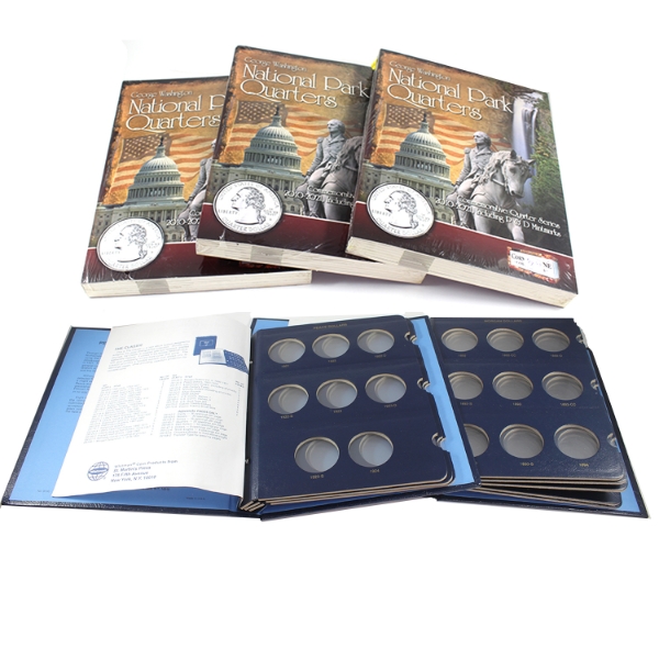 *EMPTY USA Group Lot of 5x Whitman & Cornerstone Coin Albums. 5pcs