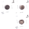 Image 2 : USA 1852-1861 Mixed Denomination G-VG. 3pcs.