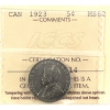 Image 1 : 5-cent 1923 ICCS MS62