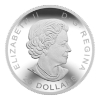 Image 2 : 2018 $25 Classic Holiday Ornament w/ Swarovski Crystal Approx. 1oz Fine Silver Concave Shaped Coin 