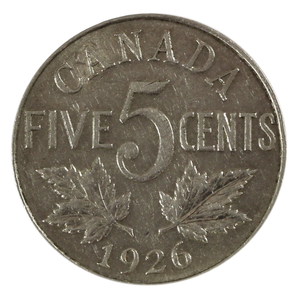 5-cent 1926 Far 6 AU