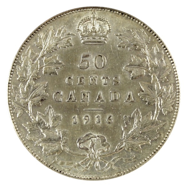 50-cent 1916 EF-AU