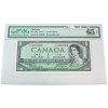 Image 1 : BC-29b 1954 $1 Devil's Face PMG GEM UNC65 EPQ Beattie-Coyne SN: L/A5702304