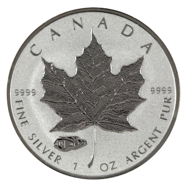 2016 $5 SML Tank Privy 1oz .9999 Fine Silver (Tax Exempt)