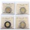 Image 1 : $2 2019 14 Serrations, 2022 Summit Series, 2022 Black Ring & 2023 Polar Bear ICCS MS65. 4pcs. 