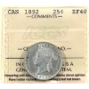 Image 1 : 25-cent 1892 ICCS EF40