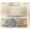 Image 1 : Newfoundland 5-cent 1946C ICCS VF30 *Scarce!*