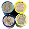 Image 1 : *50-cent 2013, 2014, 2015 & 2016 Special Wrap Rolls of 25pcs. 4 Rolls. 