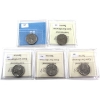 Image 2 : 25-cent 1971-1990 ICCS/CCCS MS65. 5pcs.