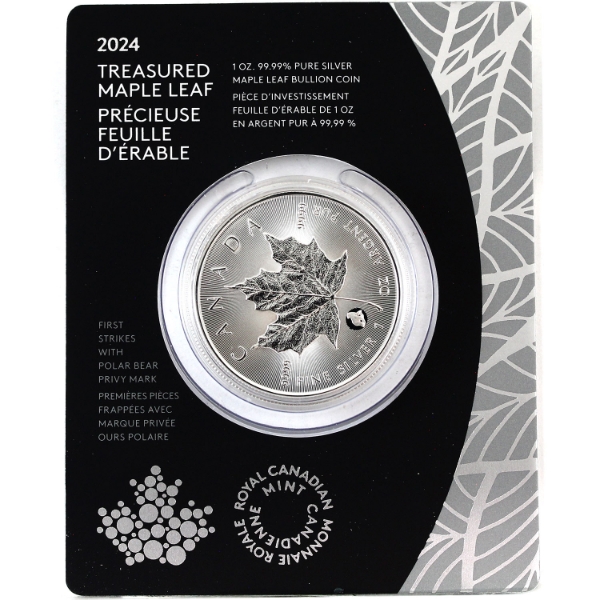 2024 $5 Polar Bear Privy Treasured SML First Strikes (Tax Exempt)