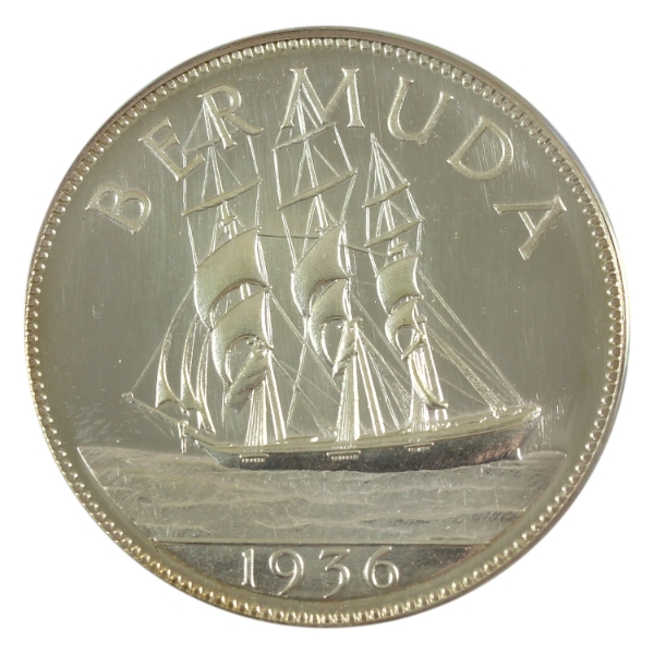 Bermuda Silver 1936 Edward VIII Fantasy Crown