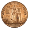 Image 1 : Canadian Heritage Mint 1867-2017 150th Anniversary of Confederation Bronze Medallion 76.25mm