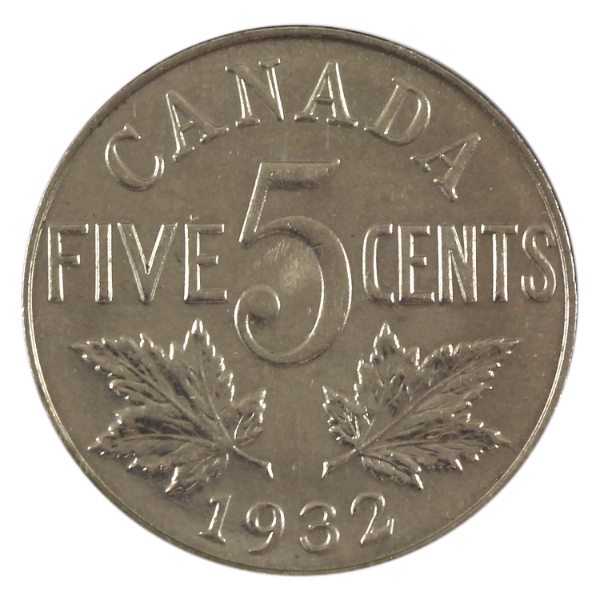5-cent 1932 UNC+