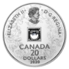 Image 5 : 2020 $20 Dancing Diamond - Sparkle of the Heart Fine Silver Coin (Tax Exempt)