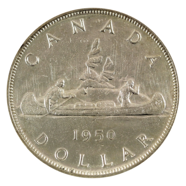 Silver $1 1950 Arnprior EF-AU (Impaired)