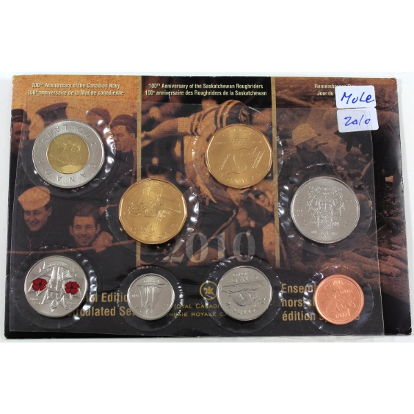 2010 Special Edition Uncirculated Mule (14 Serrations) Set