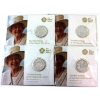 Image 1 : 4x Great Britain Silver 2016 £20 Elizabeth II-90th Birthday. 1/2oz .999 Fine Silver Coins. 4pcs 