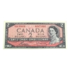 Image 3 : BC-38cT 1954 $2 Test Note Modified Portrait BCS EF45 Original Bouey-Rasminsky SN: S/R2470866