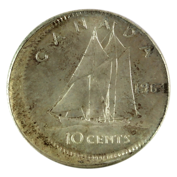 10-cent 1964 Off Struck Ungraded