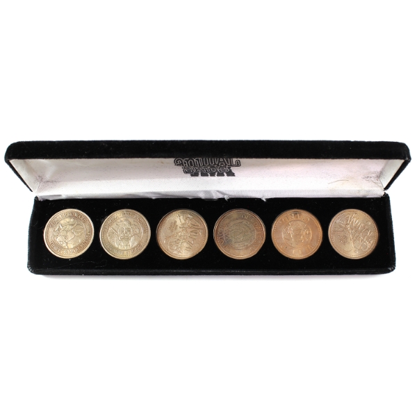 Animal Skins Golf Game 6-Medallion Set