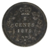 Image 2 : 5-cent 1875H Small Date ICCS VF30 *Key Date*