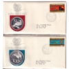 Image 4 : Papua New Guinea 1975 First Day of Issue of Cachet 8 Coin and Stamp Proof Folder Set 
