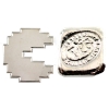 Image 1 : 2x 1oz Niue 2021 Pac-Man & YPS Yeagers Poured Cube .999 Fine Silver. 2pcs.