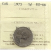 Image 1 : 5-cent 1973 ICCS MS66
