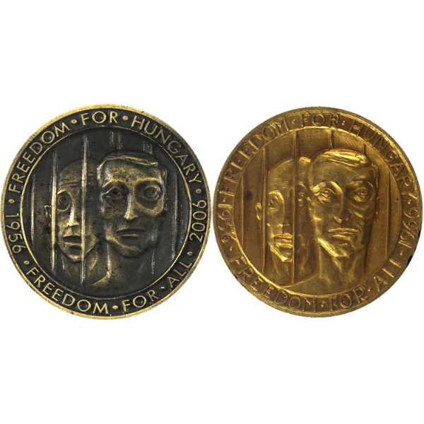 1966 & 2006 Freedom For Hungary Medals. 2pcs.