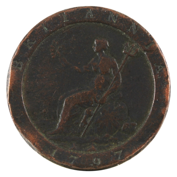 Great Britain 1797 Penny VF (Impaired)
