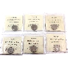 Image 2 : 10-cent 1974, 1975, 1976, 1977, 1978 & 1979 ICCS MS66. 6pcs.