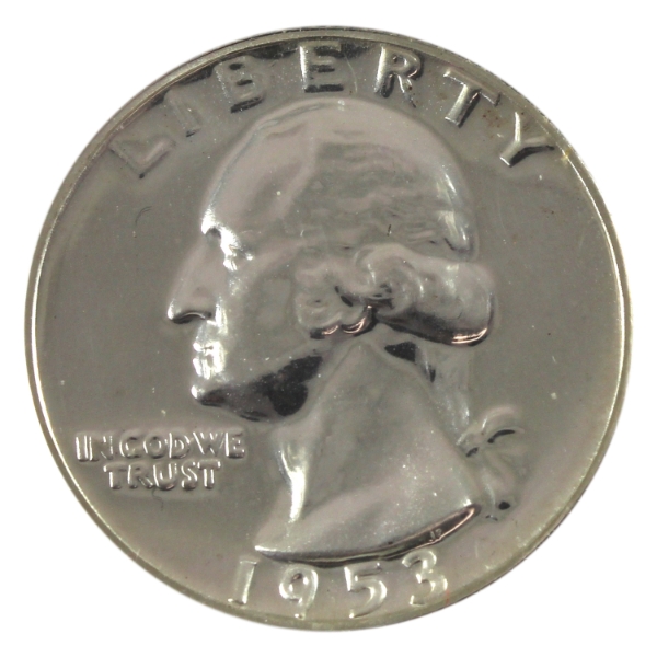 USA 1953 Quarter Dollar Proof 66