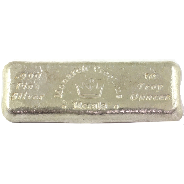 10oz MPM .999 Fine Silver Bar (Tax Exempt)