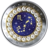 Image 10 : 2019 $5 Zodiac 12-Coin .9999 Fine Silver Set in Decorative Box. (Tax Exempt)