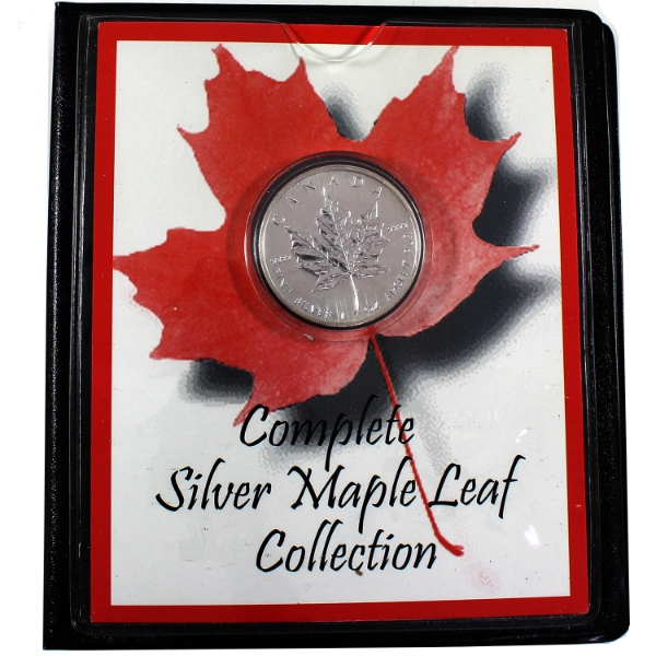 2003 $5 Silver Maple Leaf in First Commemorative Mint Holder (Tax Exempt)