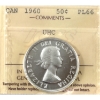 Image 1 : 50-cent 1960 ICCS PL66 Ultra Heavy Cameo