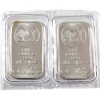 Image 1 : 2x 1oz SilverTowne .999 Fine Silver Bars. 2pcs (Tax Exempt)
