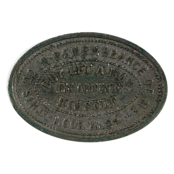 CH# LR-382 Presbyterian Church of the Lower Provinces of B.N.A. Ovular Token