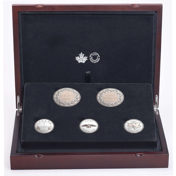 2017 Legacy of the Penny Fine Silver 5-Coin Set (Tax Exempt)