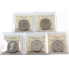 Image 1 : Nickel $1 1971-1975 ICCS SP/PL67 ICCS Cameo or HC. 5pcs