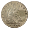 Image 2 : USA Silver 1874 Seated Liberty Half Dollar VF-EF (Scratched)