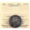 Image 1 : 25-cent 1881H ICCS VF20