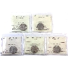 Image 1 : 5-cent 1955, 1956, 1957, 1958 & 1959 ICCS PL66. 5pcs