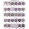 Image 3 : 25-cent 1912-2007 Bulk Collection in 6x 30 Pocket Sheets in GardMaster Binder. 102pcs. 