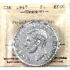 Image 1 : Silver $1 1947 Pointed 7, Dot ICCS EF40