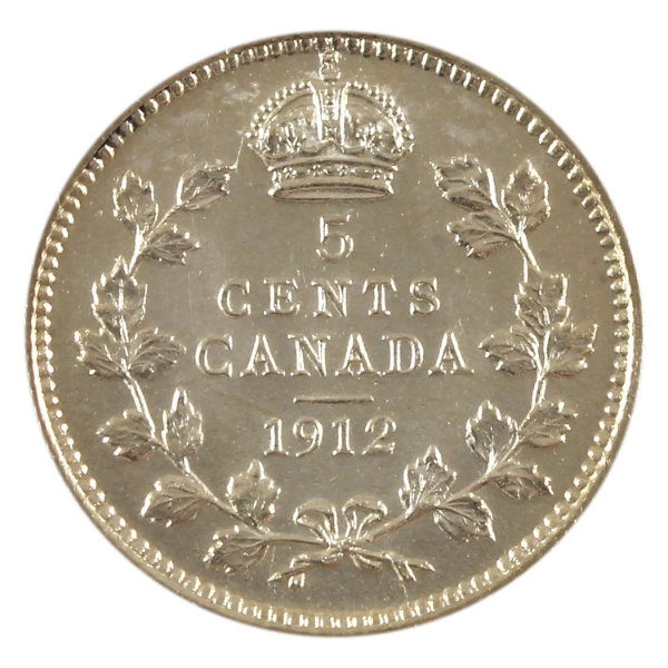 5-cent 1912 Choice BU
