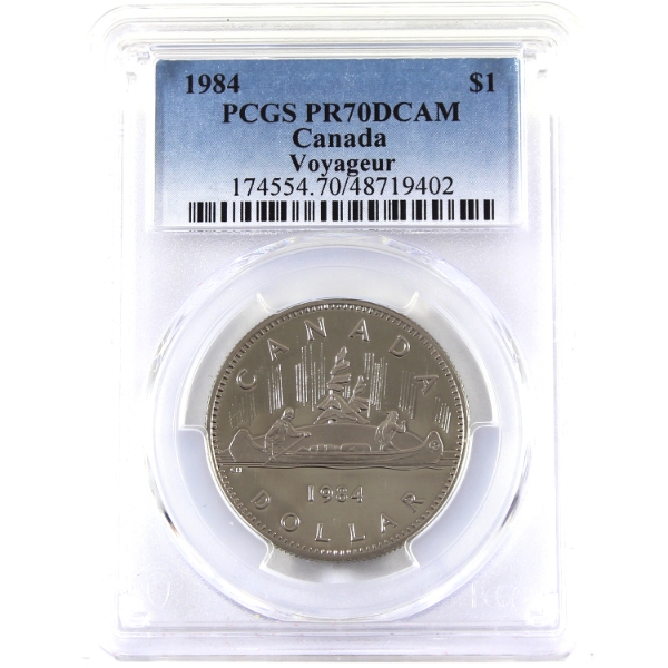Nickel $1 1984 PCGS PR70 DCAM