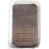 Image 1 : 5oz Johnson Matthey .999 Fine Silver Bar (Sealed) with 7 JM Logo Reverse Serial# 049213 (Tax Exempt)
